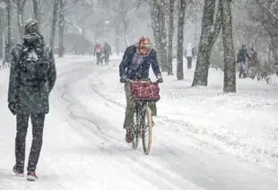 The winter of 2021 in Amsterdam