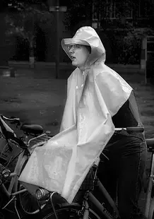 Facing the rain