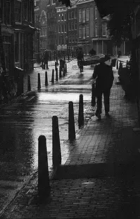Rainy day in Amsterdam