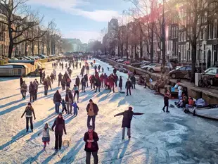 The winter of 2012 in Amsterdam