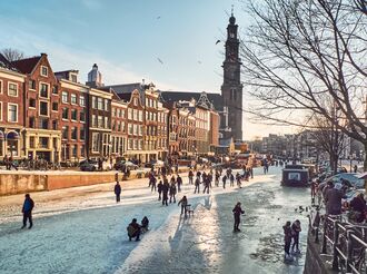 The winter of 2012 in Amsterdam
